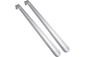 ‎FYORE Fyore Schuhlöffel Metall Lang 42cm, 2 Stück Schuhanzieher Lang Edelstahl Shoe horn, Schuhlöffel lang Sind sehr stabil Schuhanzieher für alle Menschen