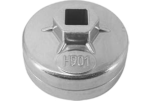 JNNJ Chiave per tappo filtro olio, strumento per filtro olio tazza estrattore tipo tappo, chiave in alluminio per filtro olio, strumento di cambio olio auto (65 mm)