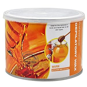 Epilator hair removal - Warmer Wax Heater + Paraffin Wax + 50 waxing paper strips + gloves + 10 Waxing Spatulas - Image 4
