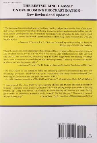 Livres Couvertures de The Now Habit: A Strategic Program for Overcoming Procrastination and Enjoying Guilt-Free Play.