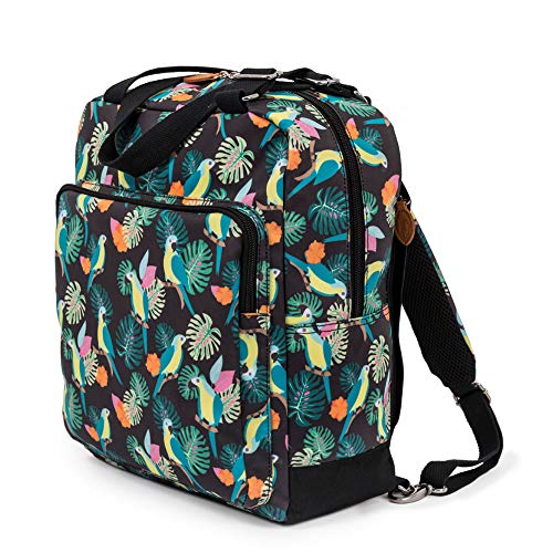 Preisvergleich Produktbild Pink Lining Wickelrucksack Wickeltasche Wonder Bag Parrot Black