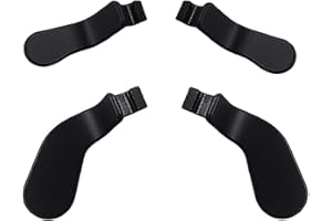 LIXIONGBAO 4 Paddle per Controller Elite per Xbox Elite Controller Series 2, Paddle Metallici Intercambiabili e Blocchi per Grilletto di Ricambio per Xbox Elite Series 2 Core,Colore: Nero