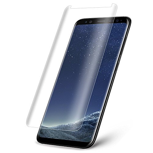 Samsung Galaxy S8,Linboll Panzerglas Displayschutzfolie für Samsung Galaxy S8 mit Härtegrad 9h Abgerundete Kanten (2.5D)[Hohe Transparenz][Fingerabdruck-frei][Blasenfrei] - 6