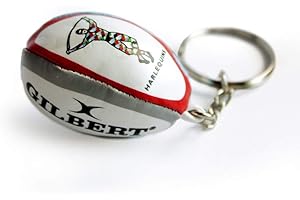 Gilbert Rugby-Ball Schlüsselanhänger 'Harlequins - Rugby Team' Offizielles English Premiership Produkt
