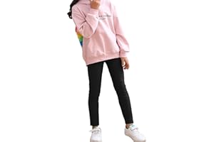 aromm Niña Pull on Pantalones Ajustados Básico Elástico Slim Fit Leggings Jeans