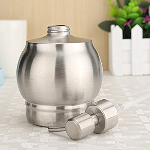 Kurelle Schaumseifenspender Lotion Seifenpumpe und Edelstahl Seifenspender/Flüssigseifen Schaumpumpe wieder befüllbar für jedes Badezimmer – Silber Rose goldener Schaumseifenspender Pumpenseifenspender für die Küchenspüle, Desinfektionsmittel - 6