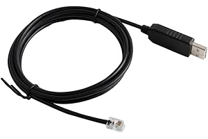 USANGREEN Meade 505 Telescope PC Cable CP2102 USB a RS232 a 4P4C RJ10 Cable de control del telescopio de control