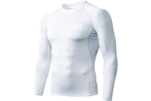 MEETYOO Kompressionsshirt Herren, Funktionsshirt kurz/Langarm Fitnessshirt Männer Sportshirt Atmungsaktiv Laufshirt für Laufen Jogging Sport Turnhalle