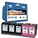 Produktbild WIEDERAUFGEFÜLLT HP901 901XL TINTENPATRONEN HOHE KAPAZITÄT EINZELN & MULTI PACKUNGEN BY ERFRISCHUNG PATRONEN - 3 x Schwarz & 2 x Farbe Superspar-Basispaket