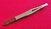Stainless Steel Tweezers Ideal for Eyebrows Hair Beauty Slanted Tip