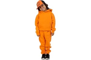 Trendy Toggs New Kids Tracksuit Fleece Overhead Hoodie Jogging Bottoms Drawstring Cuffed Warm Sportswear Athleisure