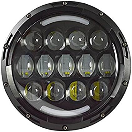 7inch 78W LED Round Headlights With Hi/Low Beam Off-road Driving Headlamp for 4X4 Vehicles 2pcs