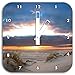 Produktbild Ruhige Sanddüne an der Nordsee, Wanduhr Quadratisch Durchmesser 28cm mit weißen eckigen Zeigern und Ziffernblatt, Dekoartikel, Designuhr, Aluverbund sehr schön für Wohnzimmer, Kinderzimmer, Arbeitszimmer
