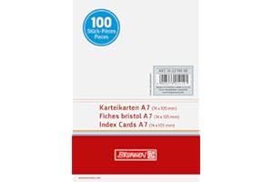 BRUNNEN Fiszki A7 unlin ws 100 szt