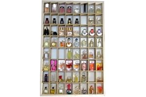 Dekoralove Estantes de exhibición de madera lisa estante organizador de cajones de almacenamiento de juguetes