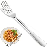 DEHOV Set of 8 Gold Stainless Steel Soupe Spoons, 7.4 Inches | Food Grade; Main Fork for Home, Restaurant or Hotel; Premium M