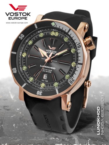 Vostok Europe Lunokhod 2 Automatik schwarz/rotgold Vostok Europe Lunokhod 2 Automatik schwarz/rotgold
