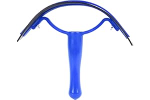 ACOUTO Rascador Profesional de Escurridor para Caballos - Raspador de Área Grande Secado Rápido Seguro Suministros Equinos Azul Real