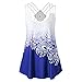 Produktbild Damen Oberteil Elegant Staresen Weste Top Sommer Sexy Kurz Bluse Outdoor T-Shirts Ärmelloses Mit Bedruckter Ärmelbund Runder Spitze Frauen Bandagen Sleeveless Strappy Tank Tops