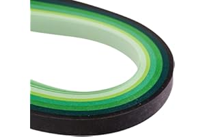 Craftdady 120 Strips Quilling Paper Strips 530x10mm Gradual Green for DIY Handmade Crafts Party Decoration