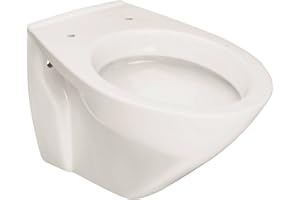 ‎AQUASU 'aquaSu® Wand-WC Picco | Tiefspüler | Weiß | Mit spezieller Nano-Oberflächenstruktur | Hygiene | Toilette | Klo | Bad | Badezimmer | Keramik | Gäste-WC | Hänge-WC