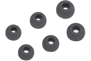 Adhiper Fit Pro, 6 tappi per le orecchie di ricambio, in silicone, compatibili con le cuffie Beats Studio Buds e Beats Fit Pro (grigio scuro)