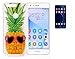 Produktbild Huawei Honor 8(2016) Neu Design Hülle mit Panzerglas,ISENPENK Ultra Slim Silikon Soft TPU Cool Modisch Pattern Case,Schöne Einfache Outdoor Crystal Clear Transparent Wasserdicht Shockproof Anti Slip Stoßfest Protection Durchsichtig Handyhülle,Thin Silicon Cover Bumper Schutzhülle Tasche für Huawei Honor 8(2016) 5.2Zoll[Ananas]+Panzerglas/Schutzglas/Displayschutzfolie