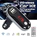 Produktbild TianranRT Drahtlos FM Sender MP3 Player Freisprecheinrichtung Auto Kit USB TF SD Fernbedienung (Silber)