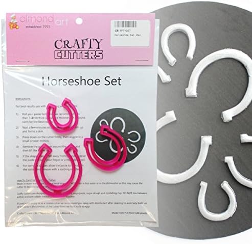 Horseshoe Cutter Set - 3pc - Cake Decoration & Cupcake Topper Cutters