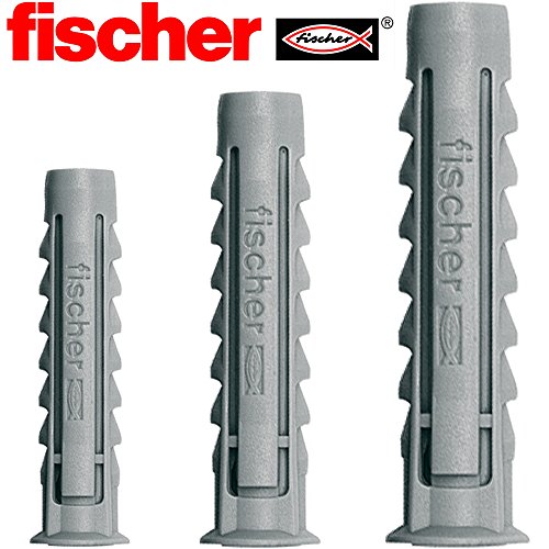 Preisvergleich Produktbild Fischer Dübel SX5 (100 Stück) - Nylondübel Spreizdübel Allzweckdübel Universaldübel