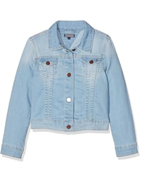 Tommy Hilfiger Mädchen Jacke Girls Denim Jacket Slbpstr