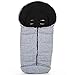 ABC Design 91178603 Footmuff Graphite Grey Sleeping Bag Cover, Grey