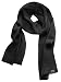 Produktbild Original Mercedes-Benz, Schal Herren schwarz, 50% Wolle / 50% Polyacryl