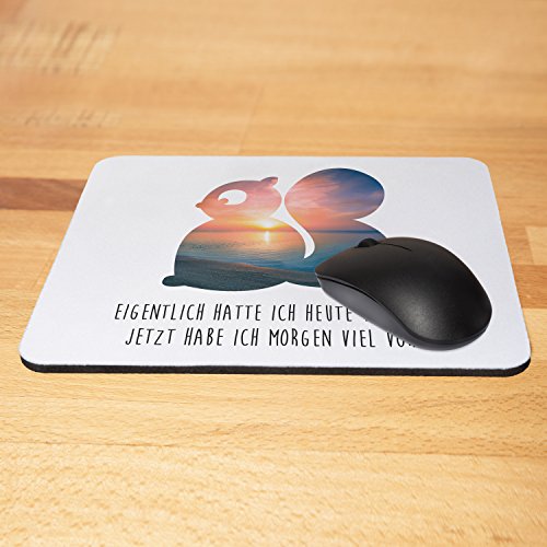 Mr. & Mrs. Panda Mauspad Druck Eichhörnchen – 100% handmade & handbedruckt – Eichhörnchen, Eichhorn, Wood, Wald, Waldtiere Mouse Pad, Mousepad, Computer, PC, Männer, Mauspad, Maus, Geschenk, Druck, Schenken, Motiv, Arbeitszimmer, Arbeit, Büro Eichhörnchen, Eichhorn, Wood, Wald, Waldtiere - 4