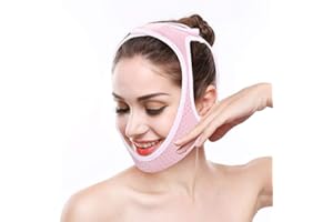 ‎SEMME Facial Slimming Face Bandagen abnehmen Maske Reducer und Anti-Falten-Gill Gesichtspflege Haut kompakte V-Linie(M)