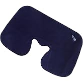 Coverzone Şişirilebilir Seyahat Boyun Yastığı U Şekilli Ergonomik Boyun Destek Yastığı U&ccedil;ak Tren Otob&uuml;s Yolculukları İ&ccedil;in Taş