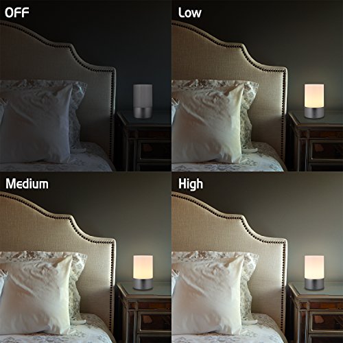Mabor Nachttischlampe, Stimmungslicht,Touch Sensor LED Nachtlicht mit dimmbares & warmes Licht & 256 RGB Farbe als Stimmungsbeleuchtung für Kinderzimmer,Schlafzimmer usw - 3