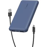 Belkin 10000 mAh Powerbank, 15W USB-C &amp; 12W 2xUSB-A Girişli, Kompakt Dizayn, Kablo Dahil, Mavi | 10K Kapasite, 3 Cihaza Kadar