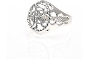 OFFICIAL RANGERS FC GIFTS Rangers FC Official Football Gift Silver Plated Crest Ring (Small) - A Great Christmas/Birthday Gift Idea For Men And Boys