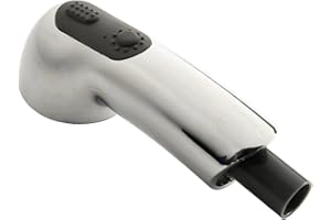 URPIZY Ersatz-Spülbrause Für Zedra Und Europlus Küchenarmatur, Chrom, 2 Strahlarten, 0.75 GPM Durchflussbegrenzer, Passend Für 33.737, 33.759, 33.727, 33.707, 33.934, Küchenarmatur Brause