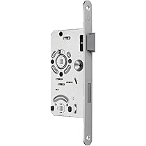Insteekslot Badkamerslot/wc-slot Compleet Met Deurschild Doorn 50mm Pc 63mm