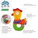 LALABABY Baby Early Education Toys Chick Rattles Soft Cloth Hand Ringing Toy