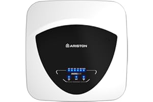 Ariston Andris Elite Wifi - Scaldabagno Elettrico 30 Litri U/5 EU Sopralavello 44,6x40x44,6 - Boiler Elettrico con ABS Risparmio Energetico e Sicurezza 1200W, Classe Energetica A Compatibile con Alexa