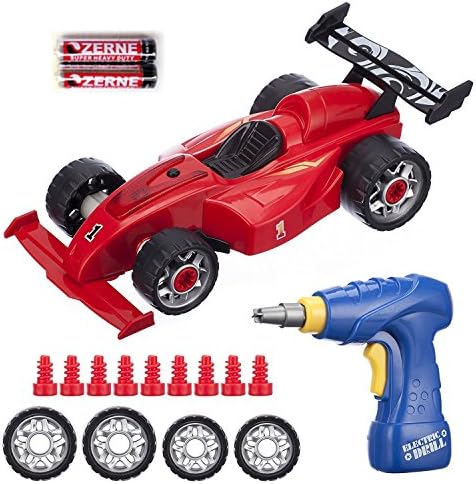 Take Apart Toy Racing Car Kit - this Construction Toy Will Give your Kid(s) Hours of Fun. Two body shells - Formula One Type and Daytona Type