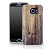 Produktbild OOH!COLOR® Design Case für SAMSUNG GALAXY S7 Hülle Silikon Holz MTE014 Silikon Wood Eco Bambus Comic Graffiti Grafik Tasche Schutzhülle Elastisch Cover Print stylish weiche Etui Motiv Dünn Flexibel