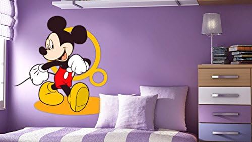 Mickey Mouse Wall Stickers Decor Decal Art For Kids Bedroom Nursery