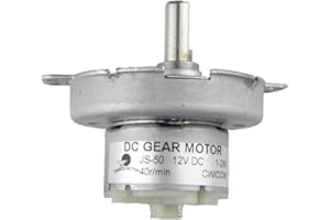 CHANCS gear Synchro Motor DC 12V JS-50 40RPM low speed D-shaft CW/CCW POM plastic gearbox Speed reduction