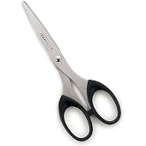 Rapesco CS6RY0B1 Stainless Steel Scissors 16 cm, Black