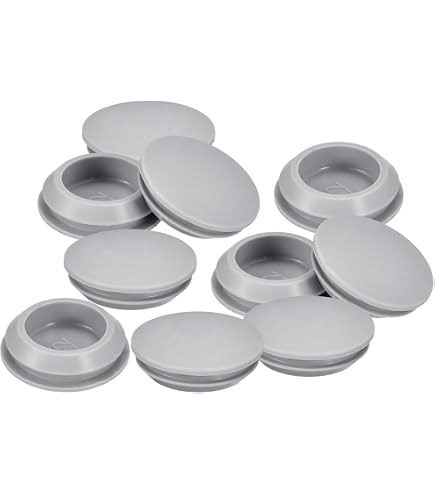 2 Tappi In Silicone Per Fori Rotondi 35-38mm, Impermeabili E Antipolvere, Per Mobili, Tubi E Attrezzature, Bianchi