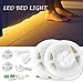 Produktbild Bewegung aktiviert Bett Licht, Sensor LED Streifen, Baby Beleuchtung, Bewegungsaktivierte LED-Lichtleiste, Flexible LED Streifenlicht, Auto Ein/Aus Bewegungsmelder Nachttischlampe - 2 x 1.2M, Zwei, Warmweiß
